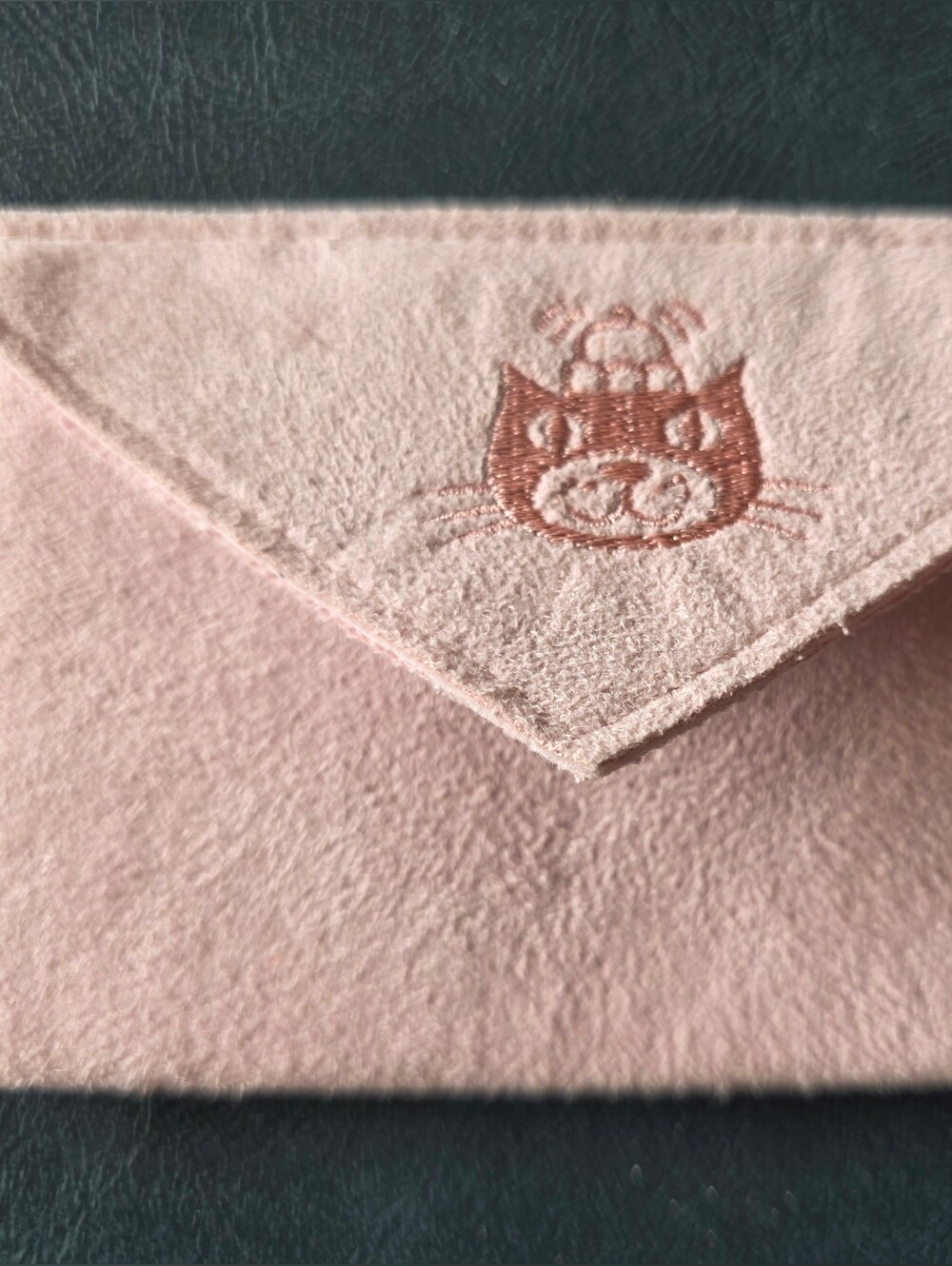 Jellycat-styled Small Pink Felt Pouch